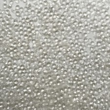 4mm Cup Sequins Antique Crystal Transparent Embossed Texture Made in USA