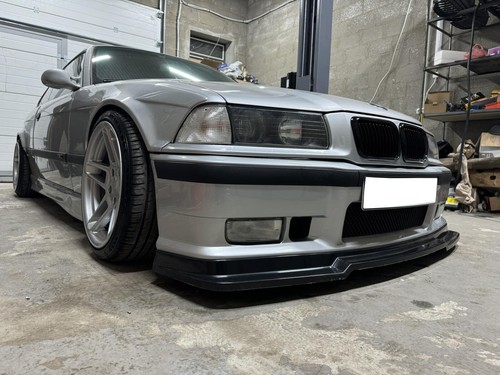 bmw E36 GT style Front lip spoiler M3 bumper splitter abs plastic plastic gloss - Picture 10 of 10