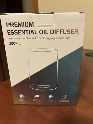 300ML Essential Oil Diffuser, Quiet 5-In-1 Aroma Humidifier
