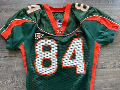 Authentic Game Worn Miami Hurricanes Kevin Everett Football Green