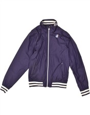 K-way Womens Bomber Jacket Uk 16 Large Blue Nylon Bj04