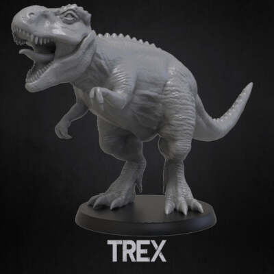 Tyrannosaurus Rex - Dinosaurs Set 2 - 3D IP Studios - Terrain Wargaming D&D DnD 