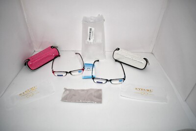 EYEURL 2 Pack Reading Glasses, Blue Light Blocking Readers, 1.25  NWT