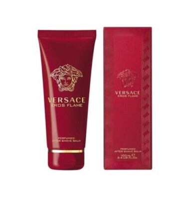 Versace Eros Flame 100ml After Shave Balsam für Herren Neu & Versiegelt