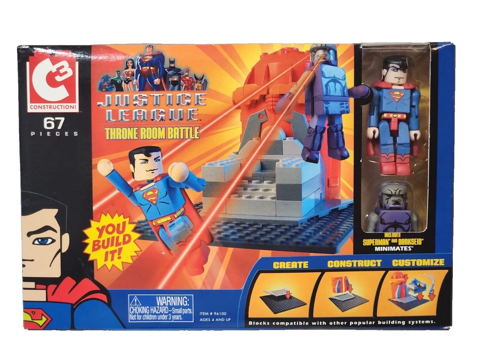 Juegos y paquetes completos de juguetes de construcción Superman