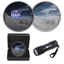 2022 $50 Canadian Ghost Ship - 5 oz Pure Silver Coin