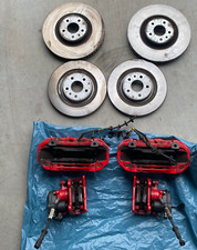 Porsche 95B Macan S GTS Brake Discs Calipers Pads Bremssättel BREMBO RED Sport