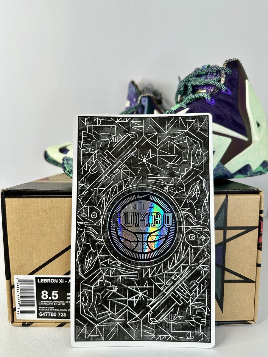 Nike LeBron 11 All Star Gator King NoLA Gumbo League size 8.5 | eBay