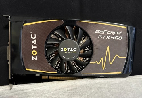 ZOTAC GeForce GTX460 OC 1GB 256BIT DDR5 HDMI DV1 DP Video Graphics Card - Picture 1 of 12