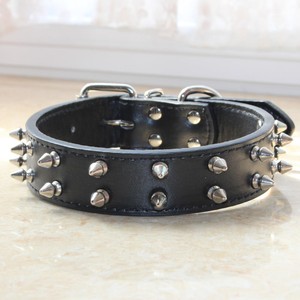 black studded collar