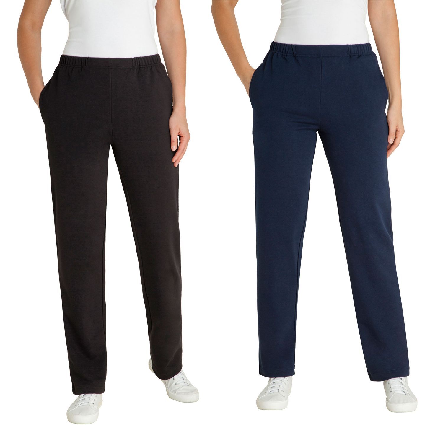 HAJO Damen Jogginghose Kur Reha Sofa Freizeithose Sporthose schwarz dunkelblau