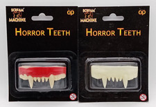 Vampire Horror Teeth, Halloween Horror Fancy Dress Accessory (2 Packs)