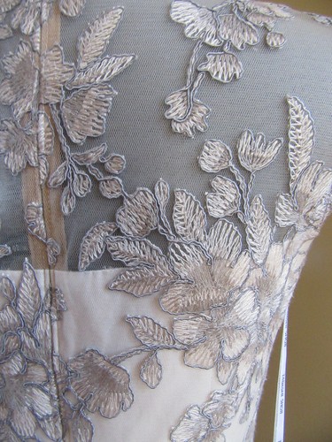 Nuevo con etiquetas Vestido de cóctel Tadashi Shoji para mujer de encaje Taida talla 8 - Imagen 6 de 9