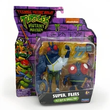 Teenage Mutant Ninja Turtles Mutant Mayhem Super Flies Fly Guy & Small Fry NIP