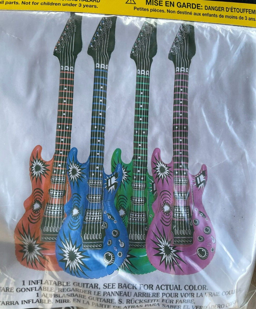 Guitare Electrique Gonflable, 4 couleurs - Aux Feux de la Fête Guitare Electrique Gonflable, 4 couleurs - Aux Feux de la Fête