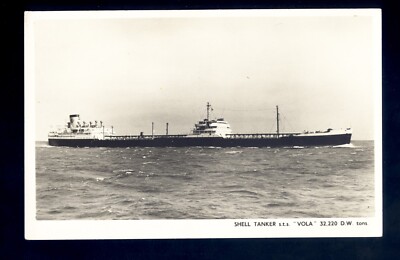 TA0896 - Shell Öltanker - Vola - Baujahr 1956 - Postkarte