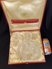 EMPTY Louis XIII Remy Martin Grande Champagne Cognac BACCARAT Crystal Bottle Box