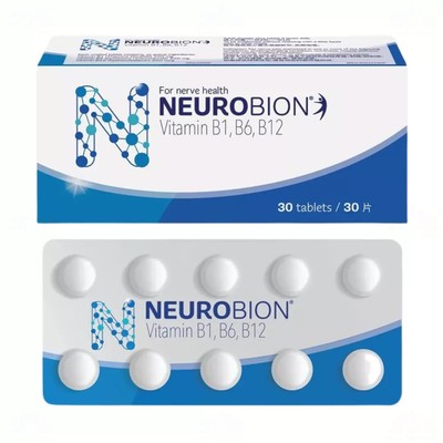 1 X Neurobion 60's Vitamin B1, B6, B12 Improves Nerve Health & Function FREESHIP