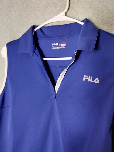 Fila Sport Golf Fitted Womens Tank Top Size M Purple Sleeveless pullover - Picture 7 of 14