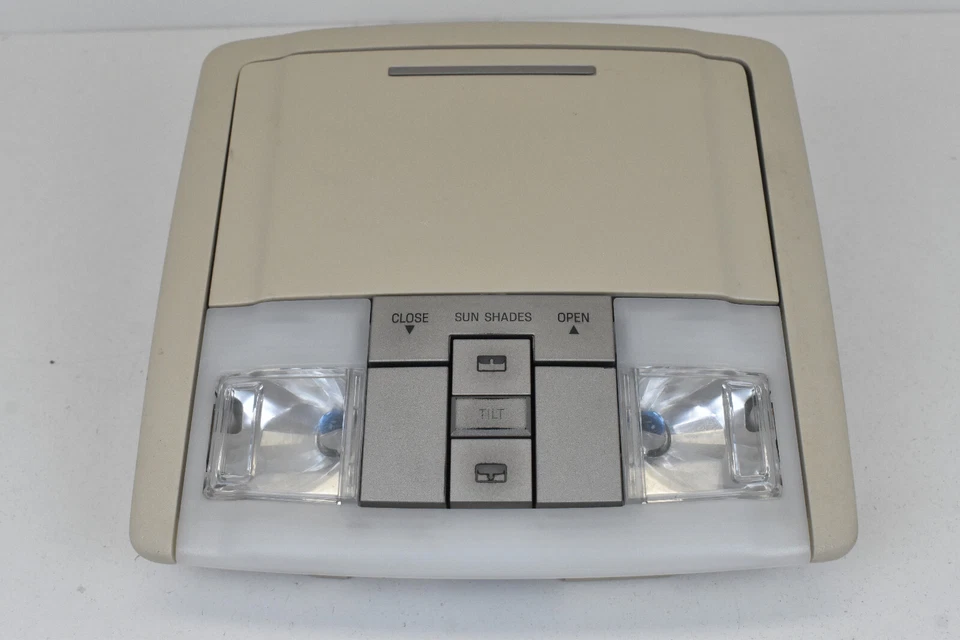 Lámpara de mapa de luz de cúpula beige para consola Lincoln MKX 2007 2008 con techo solar OEM Foto 2 de 4