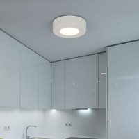 Led Aufbau Panel Decken Strahler Leuchte Weiß Wohn Zimmer Design Flur Lampe Rund