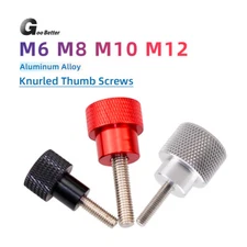 M6 M8 M10 M12 Aluminum Knurled Thumb Screws Stainless Steel Hand Turn Knob Bolts