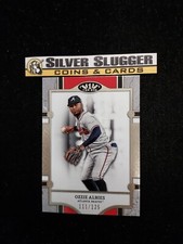 2024 Ozzie Albies Topps Tier One Base Red /125 #28 Atlanta Braves