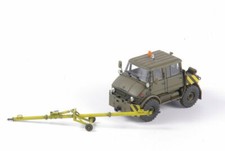 CMK 129-8055 - 1/48 Unimog U406 DoKa Military Airport Tug + Towbar - Neu