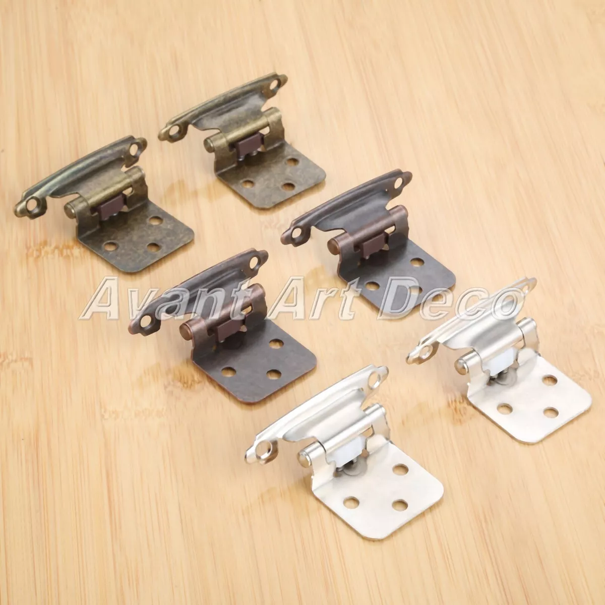 Kitchen cabinet on sale flush hinges