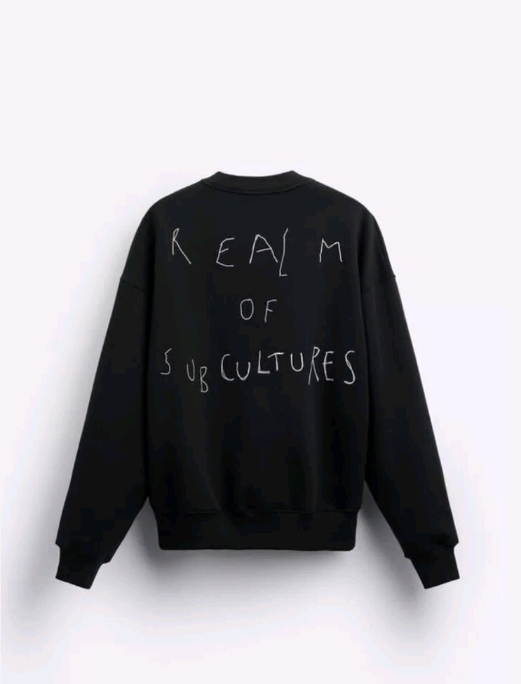 ZARA MEN'S TEXT PRINT SWEATSHIRT SIZE XL | eBay