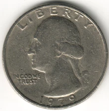 USA - 1980P - Heraldic Eagle Washington ¼ $ - #1304