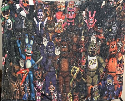 Five Nights At Freddy's  SO SOFT Plush Fleece Throw Blanket 40'' x 50''  Halloween