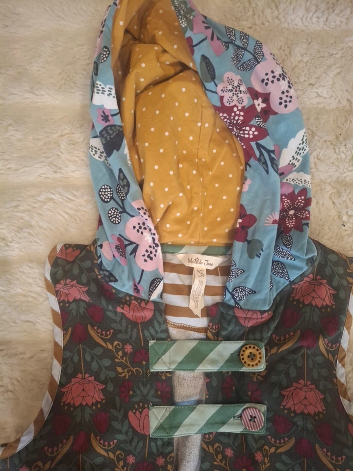 Matilda Jane Size 14 Wander With Love Vest Hood EUC Choose Your Own Path - Image 3 of 4