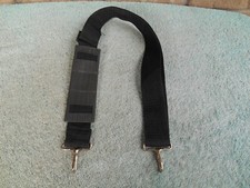 NEW BLACK CAMERA OR TOTE BAG. LENGTH ADJUSTABLE NYLON STRAP. 1-1/2" WIDE.
