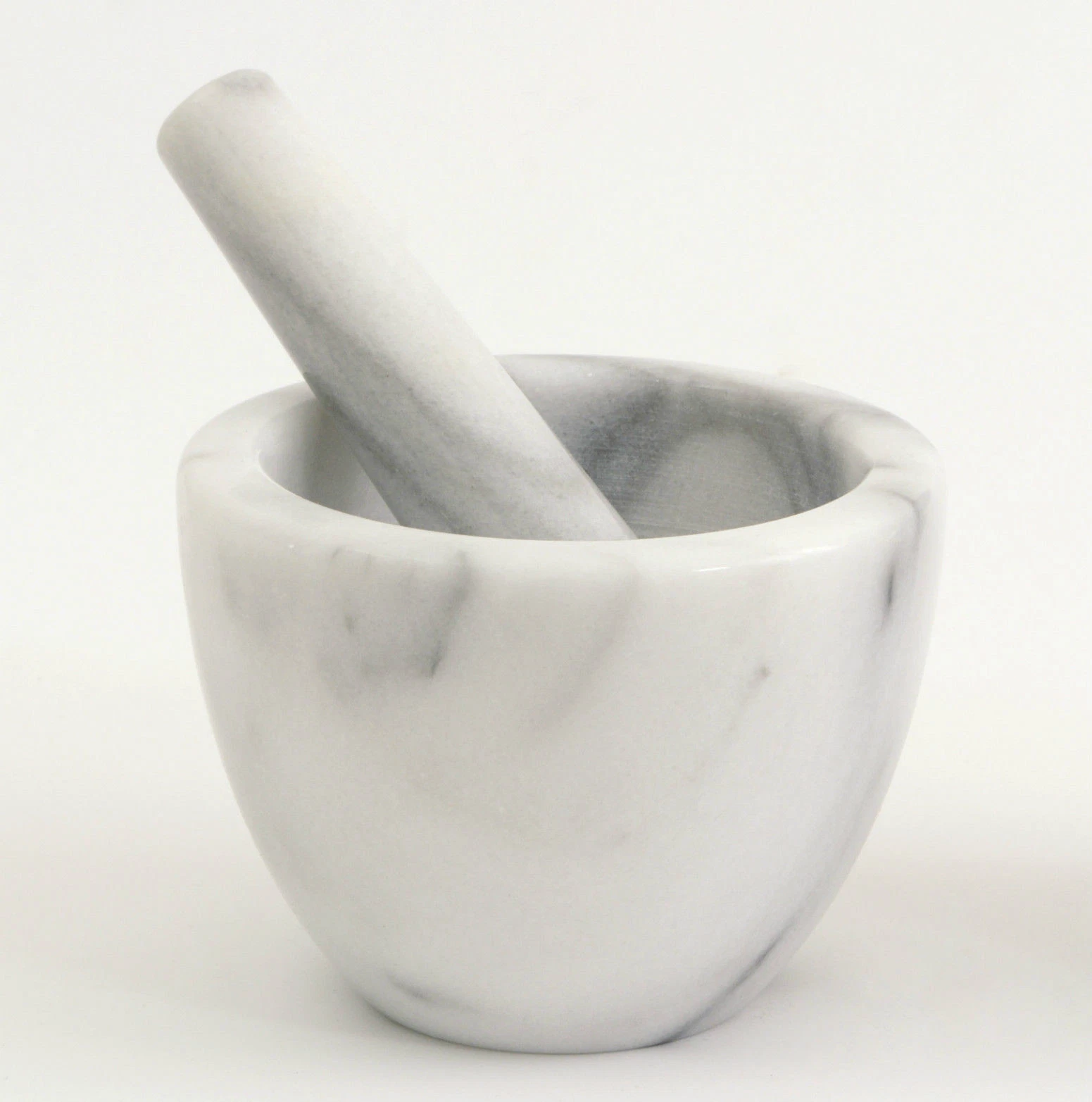 White Marble Mortar And Pestle 12X12Cm
