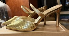 Dolce Vita Kanika Women's Shoes Gold Metallic Mesh : 8 M