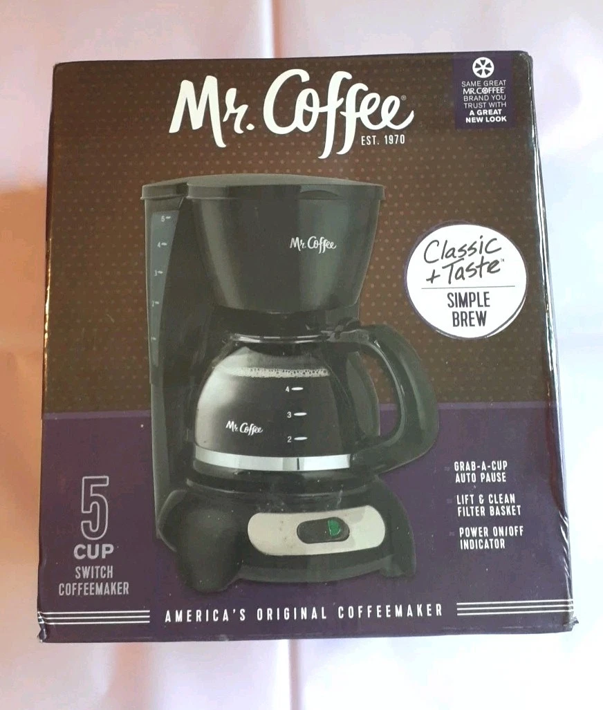 Mr. Coffee Model Tf7 5-cup Switch Black Coffeemaker 1003