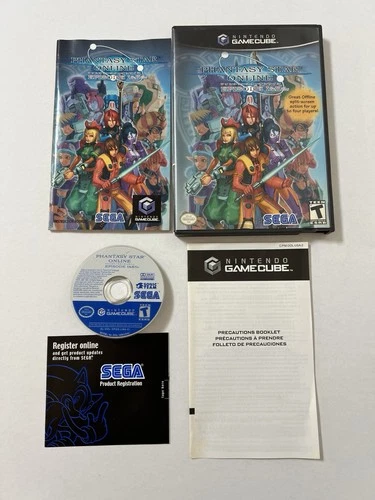 Phantasy Star Online: Episode I & II -- Plus (Nintendo GameCube, 2004) complete