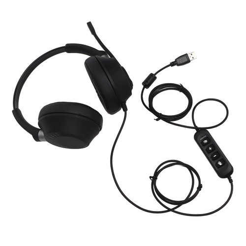Pc Headset Noise Canceling Volume Adjustment Usb Computer Gaming Headphones HLF - Afbeelding 11 van 12