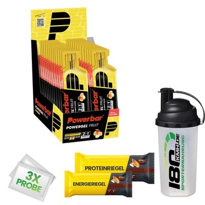 (47,06EUR/kg) Powerbar - Fruit Gel 24 x 41g Beutel + Bonus