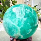 23.02LB Natural Green Fluorite Crystal Ball Sphere Polished Healing Decor Gift — photo 8