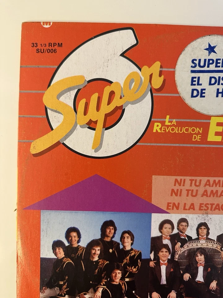 Los Bukis Los Yonics La Revolucion - Super 6 (1 x EP, Compilación, 1984 MX, VG+) - Image 3 of 4