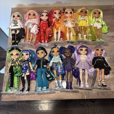 Rainbow High Junior High Doll Lot Of 14 COMPLETE