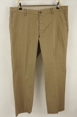SBU Strategic Business Unit Italian Luxury Pants Mens 38 x 28 Brown Twill Cotton