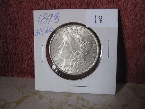 1898 P MORGAN SILVER DOLLAR BU++