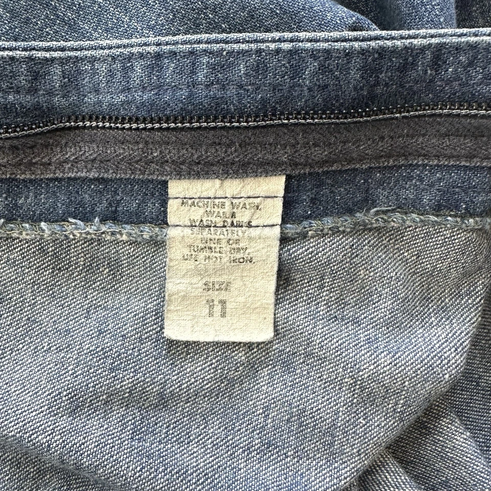 Jeans vintage años 70 cintura alta pierna ancha 26x28 Foto 4 de 4