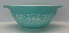 Vintage PYREX 442 1.5 Qt Amish Butterprint Bowl Turquoise Cinderella 1 1/2 quart