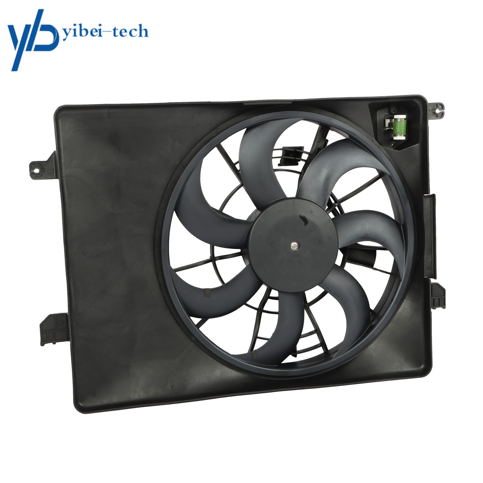 Radiator Cooling Fan Assembly For 2010-15 Hyundai Tucson 11-16 Kia Sportage 2.4L