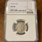 1919-S 5C NGC AU50 Buffalo Nickel