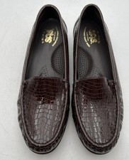 SAS Simplify Comfort Loafer Brown Croc, US 6.5
